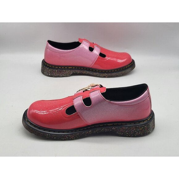 Dr. Doc Martens Mary Jane Pink Patent‎ Leather Double Buckle Women's Size 5 - Picture 3 of 10